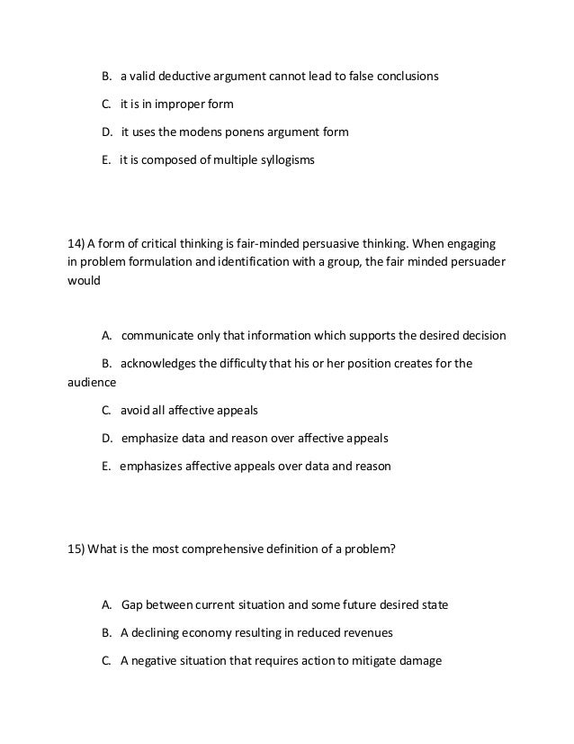 critical thinking and decision making pdf how is critical thinking used in decision making?